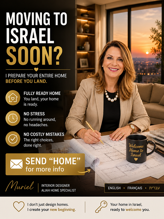 Moving to Israel Soon - MG Studio